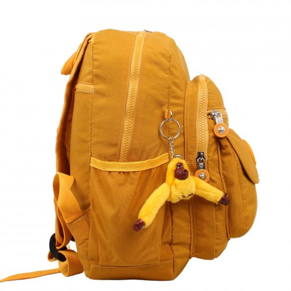 Kenyon Cox 8835S Sarı Unisex Klınkır Maymunlu Günlük Sırt Çantası - Resim 5