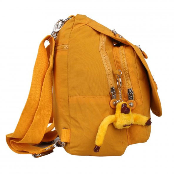 Kenyon Cox 8601 Sarı Unisex Klınkır Maymunlu Günlük Kol ve Sırt Çantası - 5