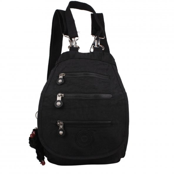 Kenyon Cox 8601 Siyah Unisex Klınkır Maymunlu Günlük Kol ve Sırt Çantası