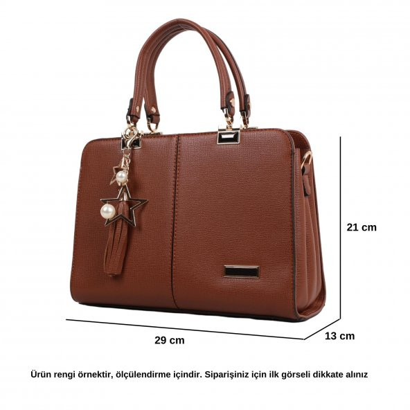 Bagacar M903 Lacivert Suni Deri Bayan Çapraz El ve Omuz Çantası - 7