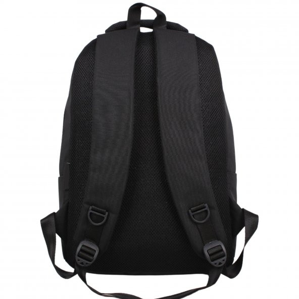 Bagacar 605 Siyah Unisex Okul ve Günlük Sırt Çantası - 3