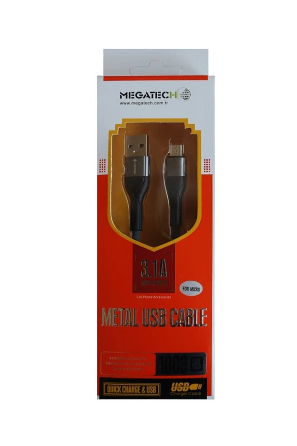 Megatech 3.1 Amper A Serisi Micro Data Kablosu