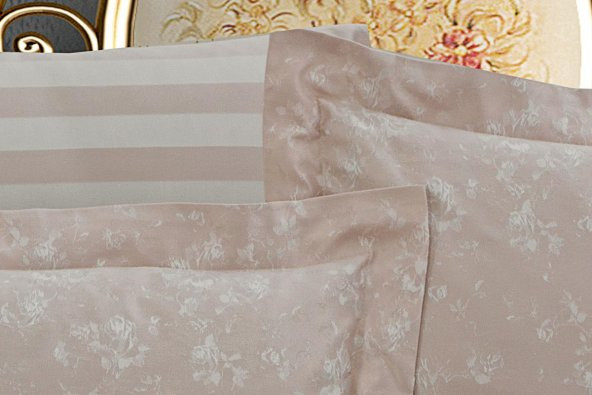 Finezza Rita Bambu Jakar Kumaş Taş ikili Oksford 60x80 cm Yastık Kılıfı - 1336 - 4