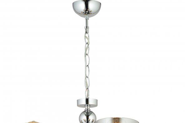 LampaLuce Fiaccola Modern Tasarım Salon Avizesi 6lı Krom 60x90cm - 5