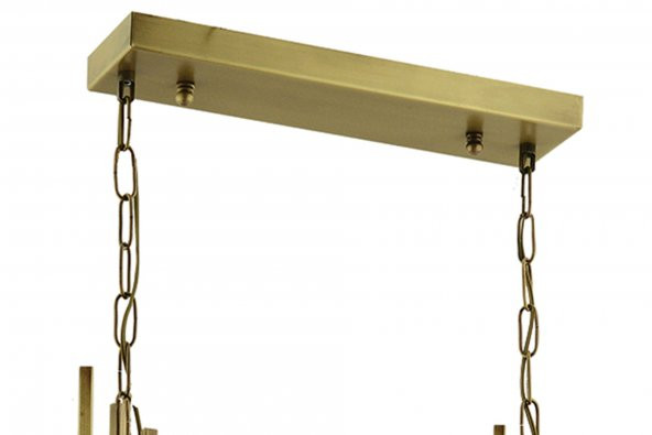 LampaLuce Straordinario Modern Tasarım Salon Sarkıt Avizesi Yemek Masası Üzeri 14lü Sarı 90x100cm - 5