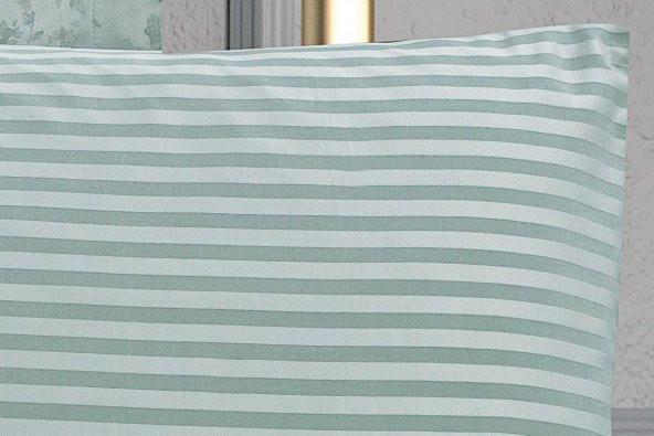 Finezza Rita Bambu Jakar Kumaş Mint ikili Oksford 60x80 cm Yastık Kılıfı - 1337 - 3