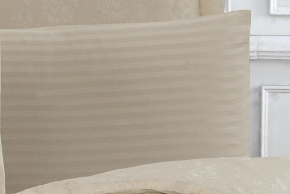 Finezza Rita Bambu Jakar Kumaş Krem ikili Oksford 60x80 cm Yastık Kılıfı - 1338 - 3