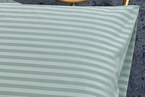 Finezza Odesa Bambu Jakar Kumaş Mint ikili Oksford 60x80 cm Yastık Kılıfı - 1340 - 3