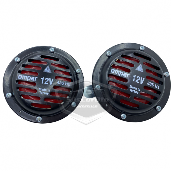 Empar Hella Tip Süper Tone Küçük Kafa Korna Seti 12 Volt 2 Adet - 5