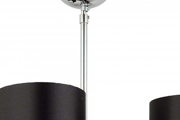 LampaLucer Dolce Ragazza Şapkalı Klasik Avize 6lı Krom 65x80cm - 5