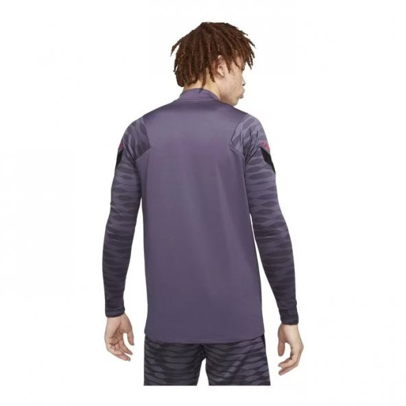 Nike M Nk Df Strke21 Dril Top Erkek Mor Futbol Uzun Kollu - 4