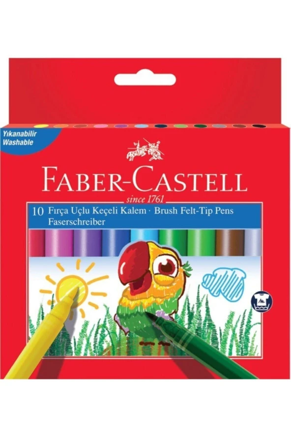 Faber-castell Winner Brush Fırça Uçlu Keçeli Kalem 10r