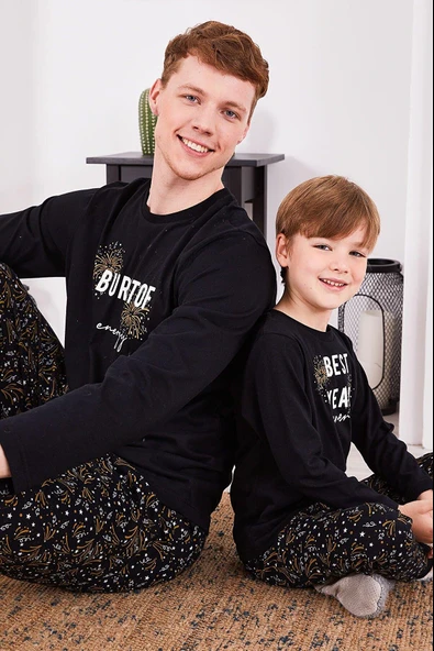 Arnetta 2302 Best Year Energy Erkek Çocuk Uzun Kol Pijama Takım - 2