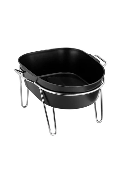 Argan Cure Pedikür Leğeni Krom Ayaklı Siyah ürün görseli 1