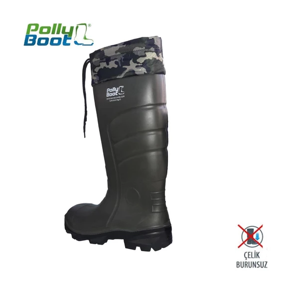 Polly Boot Outdoor Çizme Su Geçirmez Avcı Botu Diz Altı Uzun Konç - 4