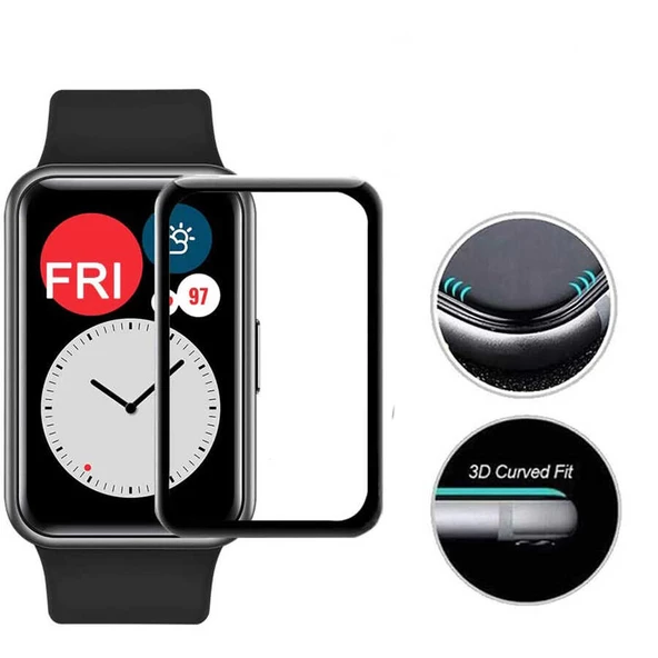Huawei Watch Fit 2 Zore PMMA Pet Saat Ekran Koruyucu - 3