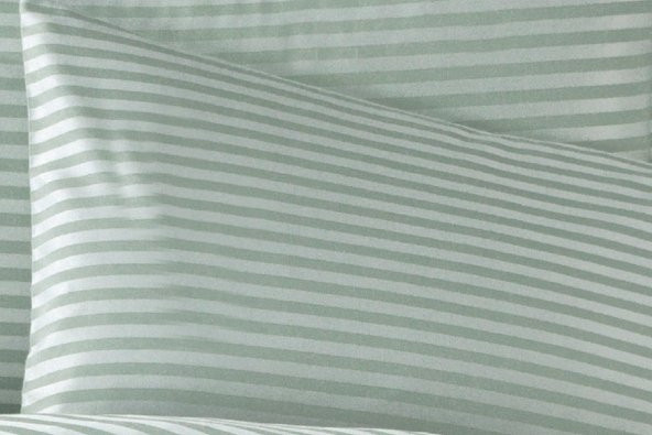 Finezza Bella Bambu Jakar Kumaş Mint ikili Oksford 60x80 cm Yastık Kılıfı - 1347 - 3