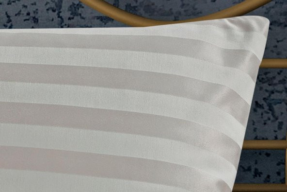 Finezza Jardin Bambu Jakar Kumaş Taş ikili Oksford 60x80 cm Yastık Kılıfı - 1349 - 2