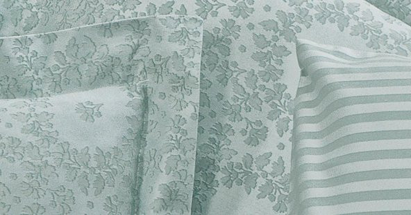 Finezza Jardin Bambu Jakar Kumaş Mint ikili Oksford 60x80 cm Yastık Kılıfı -1354 - 3
