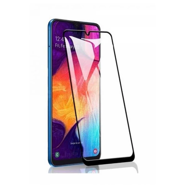 Samsung Galaxy M30 Tam Kaplama  5D Temperli Cam Ekran Koruyucu