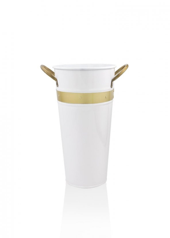 The Mia GLN0053 Galvin Vazo Beyaz 50 Cm