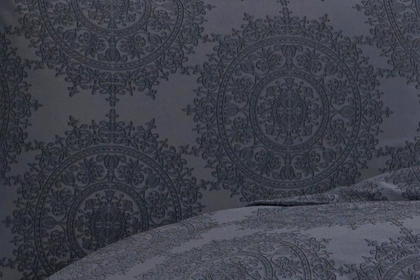 Finezza Tiara Bambu Jakar Kumaş Füme ikili Oksford 60X80cm Yastık Kılıfı - 1360 - 4