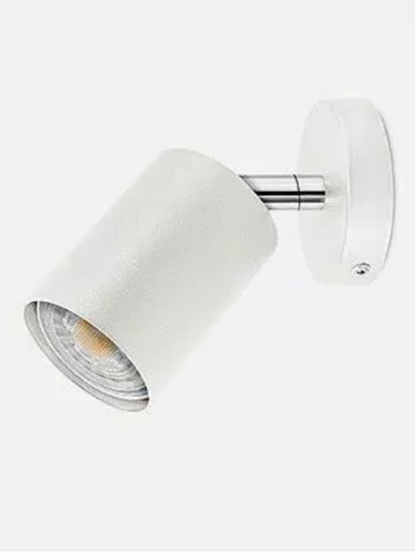 MYLİGHTS  BEYAZ LED SPOT LED APLİK HAREKETLİ APLİK DUVAR LAMBASI  GÜNIŞIĞI AMPULLÜ