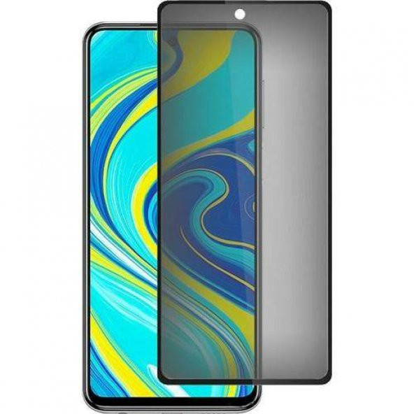 Xiaomi Redmi Note 9S Tam Kaplayan Hayalet Kırılmaz Cam Ekran Koruyucu