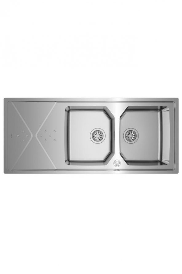 Teka Brooklyn 80 M-xp 2b 1d 116 cm Çift Göz Damlalıklı Evye 115160010