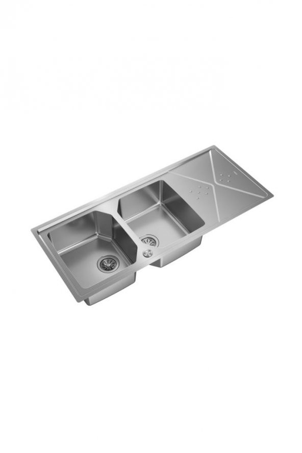 Teka Brooklyn 80 M-xp 2b 1d 116 cm Çift Göz Damlalıklı Evye 115160010 - 3