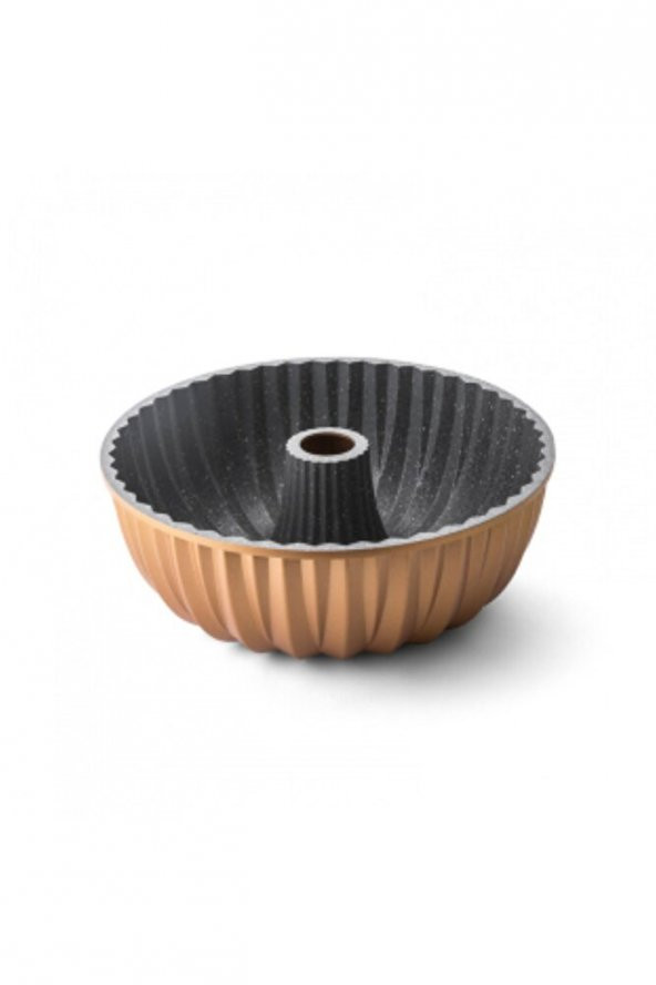 Griss Hardstone 24 cm Döküm Kek Kalıbı Gold - 4