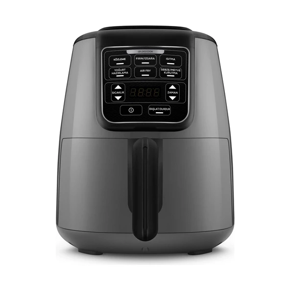 Karaca Air Pro Cook Köz XL Airfryer Space Gray Black