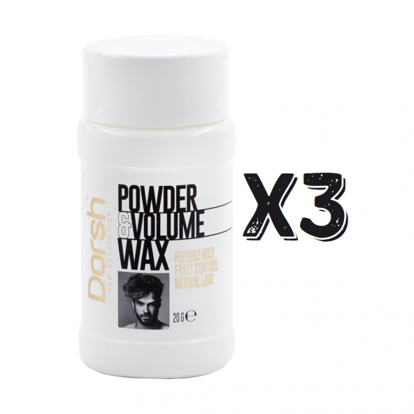 Dorsh Saç Şekillendirici Pudra Wax 20 Gr Volume 3 Adet