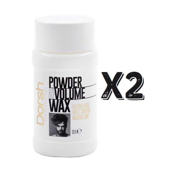 Dorsh Saç Şekillendirici Pudra Wax 20 Gr Volume 2 Adet