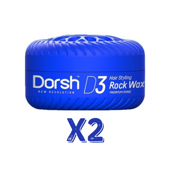 Dorsh Saç Şekillendirici Wax Rock Wax D3 150 Ml 2 Adet