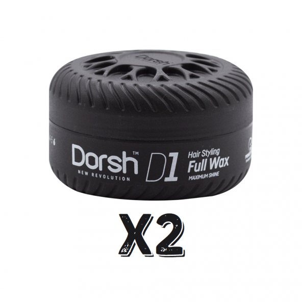 Dorsh Saç Şekillendirici Wax Full Wax D1 150 Ml 2 Adet