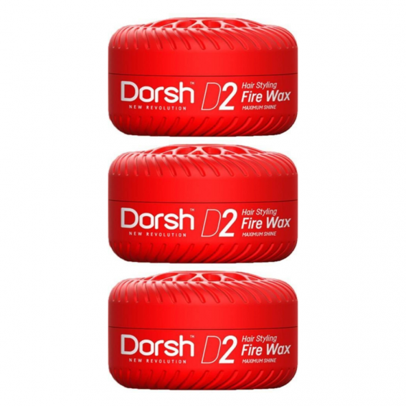 Dorsh Saç Şekillendirici Wax Fire Wax D2 150 Ml 3 Adet - 2