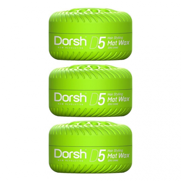 Dorsh Saç Şekillendirici Wax Mat Wax D5 150 Ml 3 Adet - 2