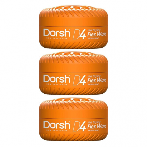 Dorsh Saç Şekillendirici Wax Flex Wax D4 150 Ml 3 Adet - 2