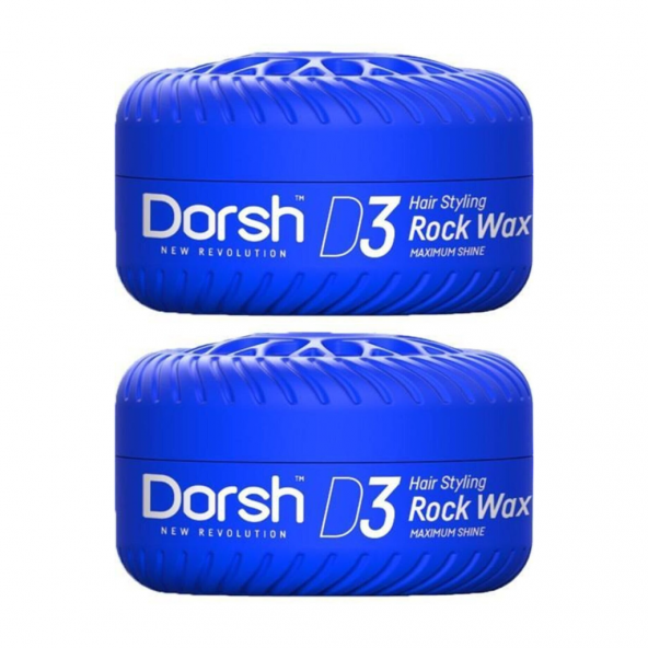 Dorsh Saç Şekillendirici Wax Rock Wax D3 150 Ml 2 Adet - 2