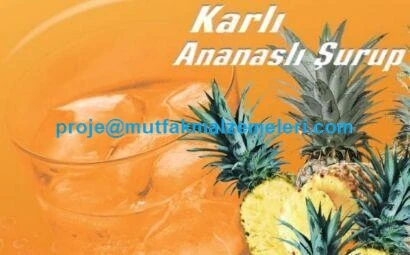 Ananas Meyve Suyu Soğuk Buzlu Meyva Suyu Makinaları İçin