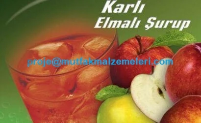 Meyva Suyu Şurubu Elmalı Hazır Meyve Suyu Konsantre İçeceği