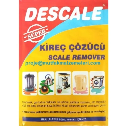 Descale Çay Makinası Kireç Çözücü Kireç Temizleyici