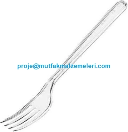 Şeffaf Plastik Çatal
