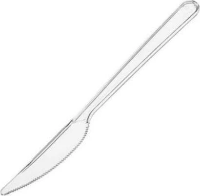 Şeffaf Plastik Bıçak ürün görseli 1