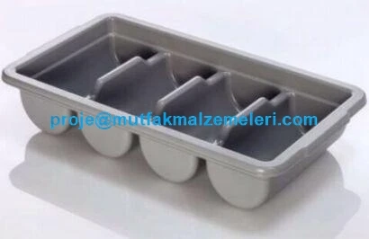 4 Bölmeli Kaşıklık