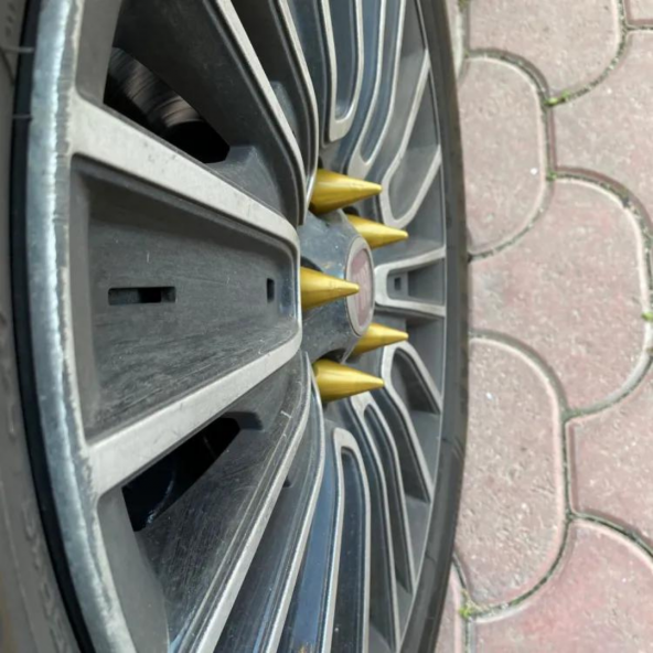 Sivri Mermi Bijon Kapağı Sökme Aparatlı Altın Sarısı 19 mm - 3