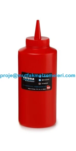 Professional Ketçap&Mayonez Şişe - Kırmızı 420 ml BO2103