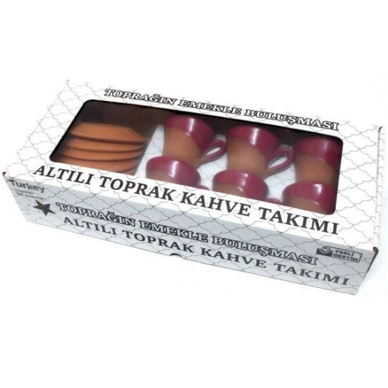 Toprak Kahve Fincanı Takımı ürün görseli