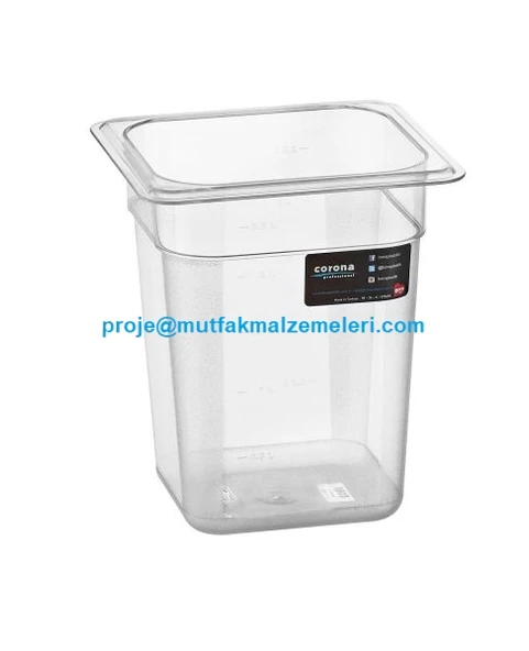 Professional PC Gastronom 1/6 Küvet - 200 mm